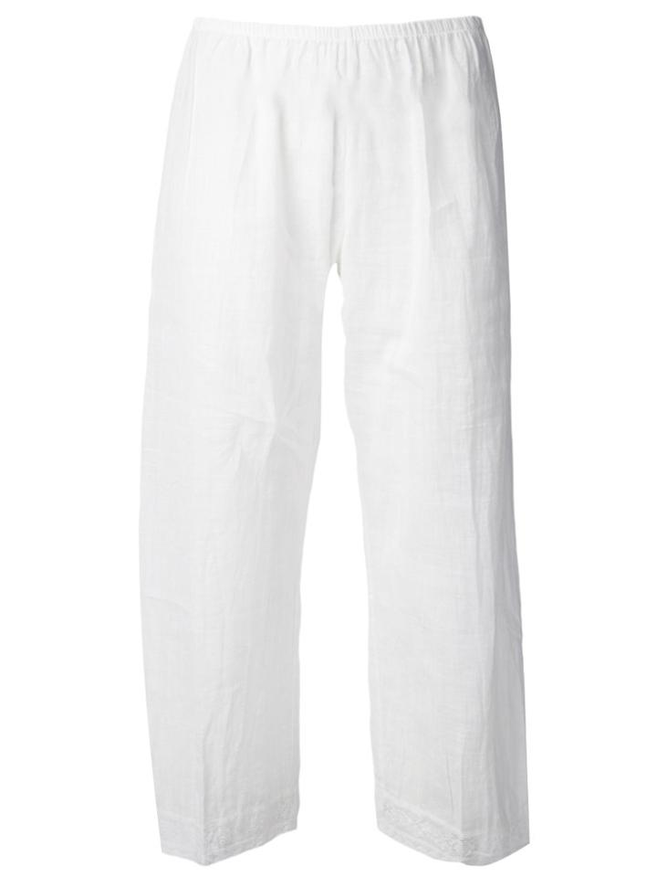 Dosa Trimmed Trousers - White