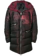 Stone Island Shadow Project Zipped Padded Jacket - Red