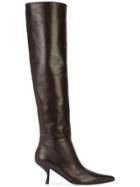 The Row Knee Length Boots - Brown