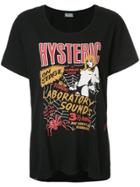 Hysteric Glamour Oversized Printed T-shirt - Black