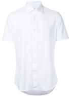 Estnation - Short Sleeve Shirt - Men - Cotton - L, White, Cotton