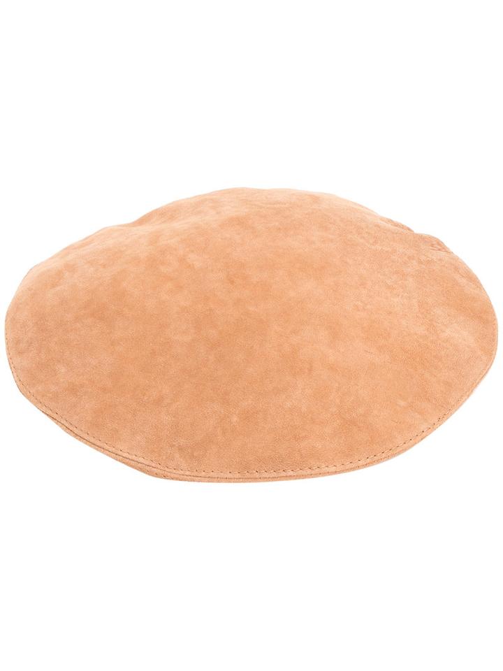 Nehera - Beret - Women - Suede - M, Brown, Suede