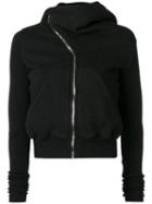 Rick Owens Drkshdw Zip Up Hoodie, Women's, Size: Large, Black, Cotton