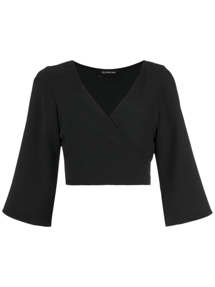 Olympiah Wide Sleeves Crop Top - Unavailable