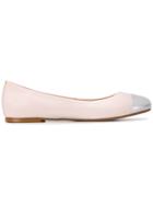 Anna Baiguera Metallic Tip Ballerinas - Pink