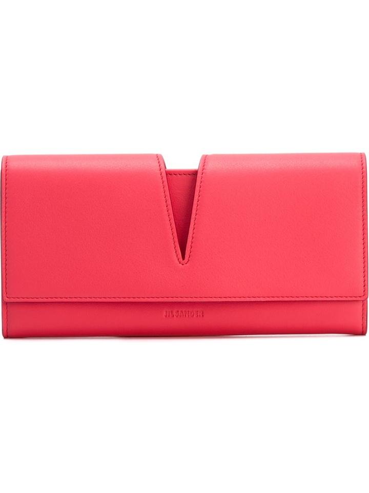 Jil Sander Cut-out Detail Wallet