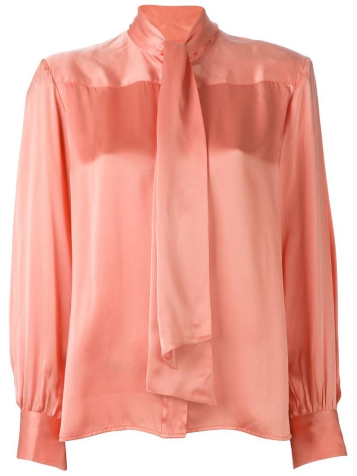 Céline Vintage Pussy Bow Blouse