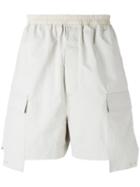 Rick Owens Drkshdw Cargo Shorts, Men's, Size: Small, Grey, Cotton/polyamide