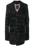 Lost & Found Ria Dunn Long Fuzzy Knit Cardigan - Black