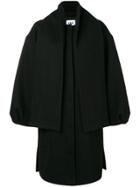 Msgm Panelled Coat - Black