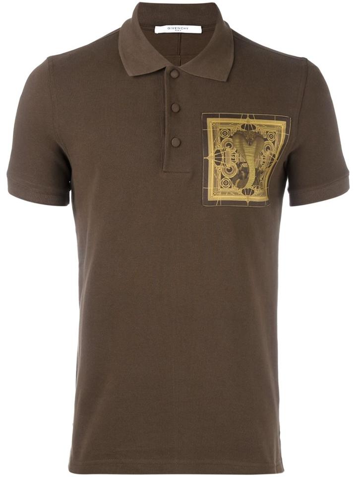 Givenchy Cobra Patch Polo Shirt