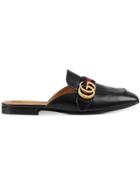 Gucci Web-trimmed Slippers - Black