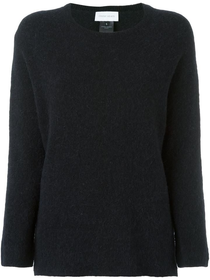Christian Wijnants 'kosmos' Jumper, Women's, Size: Small, Blue, Nylon/spandex/elastane/mohair/alpaca
