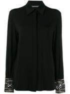 Alberta Ferretti Embellished Cuff Shirt - Black