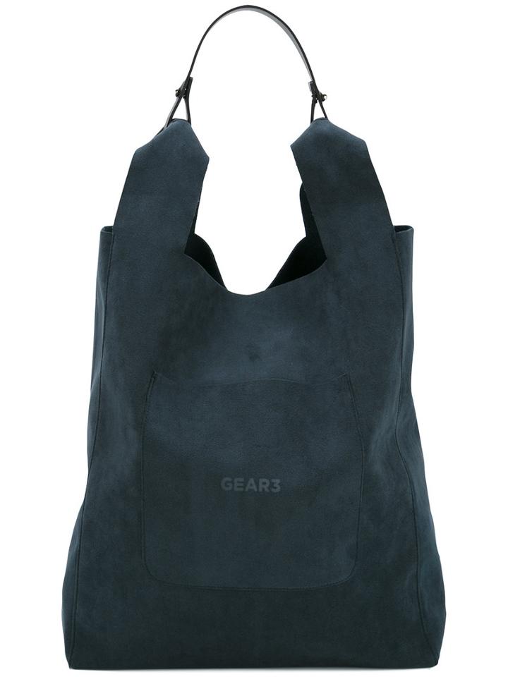 Gear3 Bucket Tote Bag, Adult Unisex, Blue, Leather