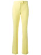 Boutique Moschino Straight Trousers, Women's, Size: 42, Yellow/orange, Triacetate/polyester