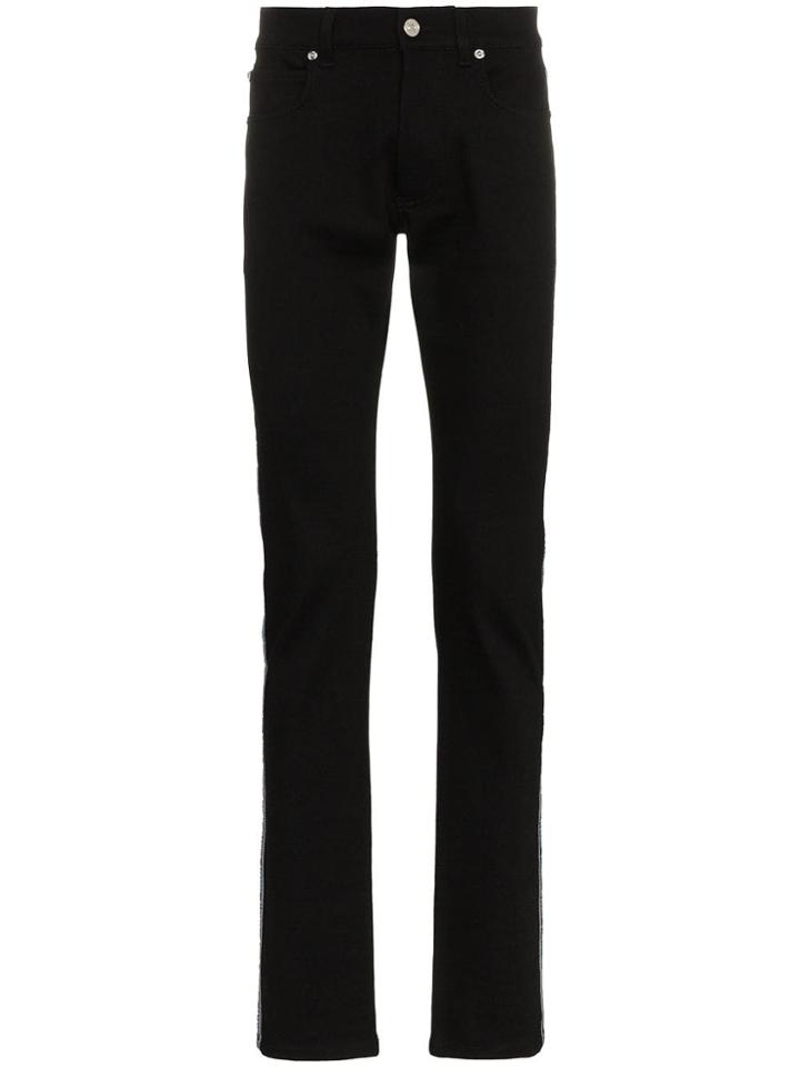 Versace Ticker Logo Jeans - Black