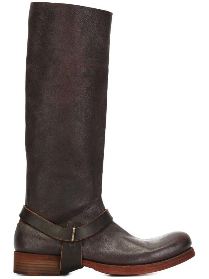 Ma+ Buckle Detail Knee Boots