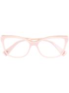 Marc Jacobs Eyewear Square Frame Glasses - Pink & Purple