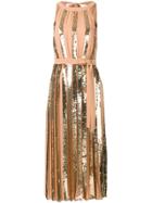 Twin-set Sequin Paneled Dress - Nude & Neutrals