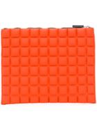 No Ka' Oi Chocolate Bar Quilted Clutch - Yellow & Orange