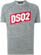 Dsquared2 Logo T-shirt, Men's, Size: Medium, Grey, Cotton