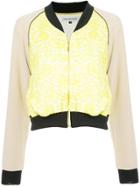 Han Ahn Soon Contrast Colour Bomber Jacket - Yellow & Orange