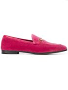 Gucci Princetown Velvet Loafers - Pink & Purple