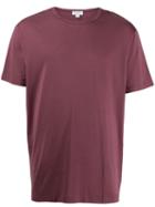 Sunspel Crew Neck T-shirt - Purple