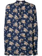 Enfants Riches Déprimés Floral Print Fluid Shirt - Blue