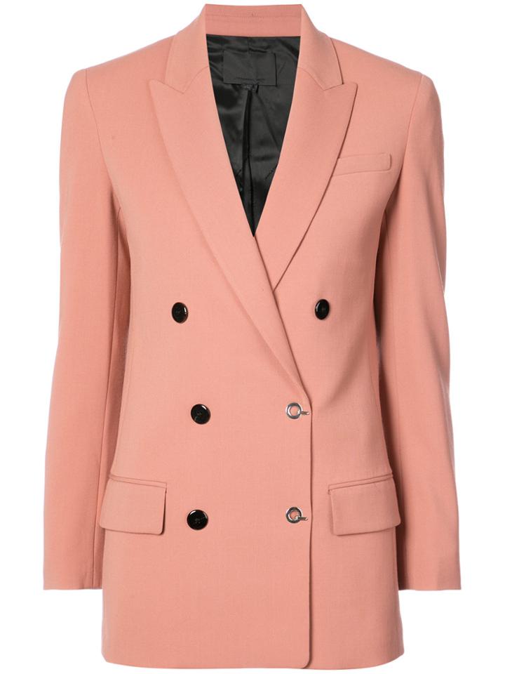 Alexander Wang Double Breasted Blazer - Pink & Purple