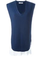 Philosophy Di Lorenzo Serafini Asymmetric Lace Trim Dress