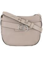 Tory Burch - Front Buckle Crossbody Bag - Women - Leather - One Size, Women's, Nude/neutrals, Leather