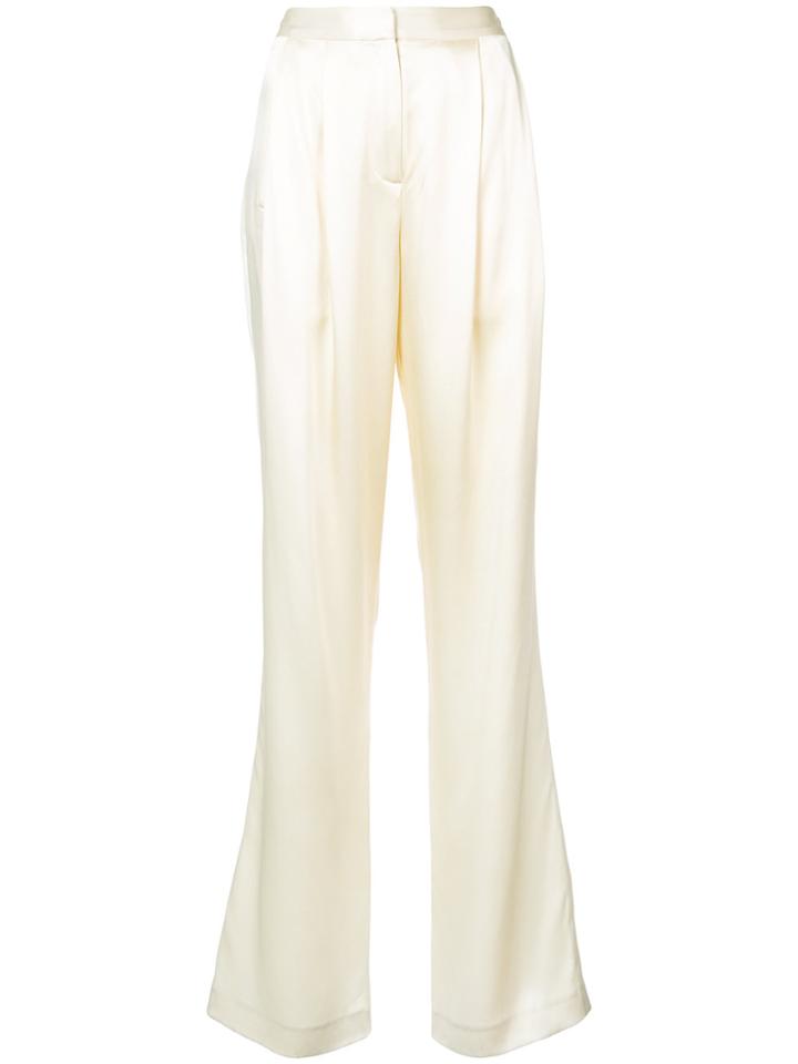 Adam Lippes Pleated Front Trousers - Nude & Neutrals