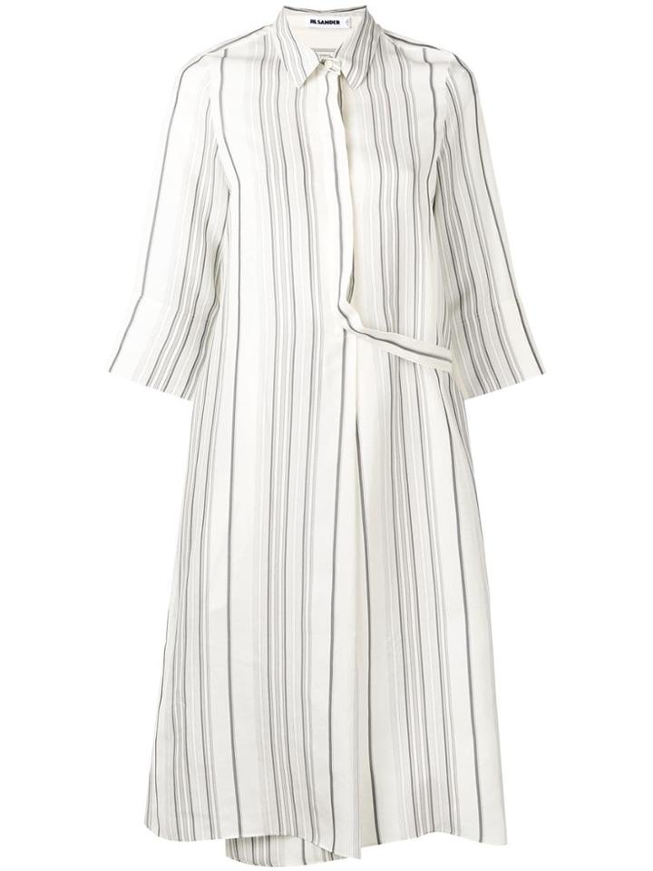 Jil Sander Grandeur Shirt Dress - White