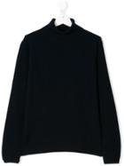 Il Gufo Teen Turtleneck Knitted Sweater - Blue