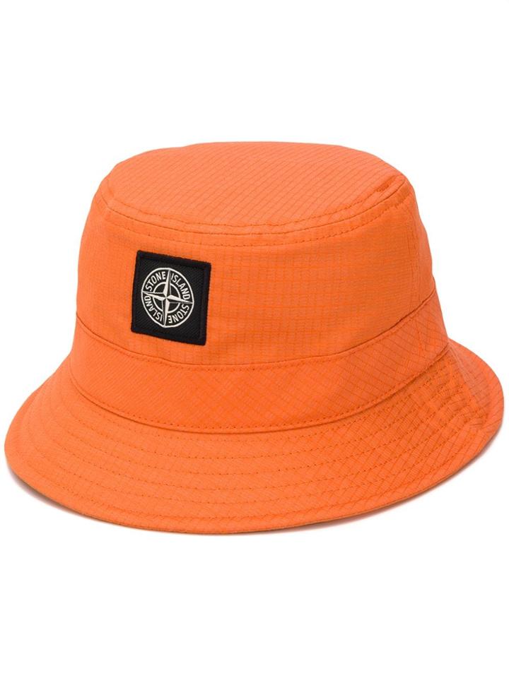 Stone Island Stone Island - Man - Bucket Logo M L Xl - Orange