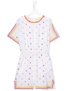 Stella Mccartney Kids Teen Star Print Jumpsuit - White