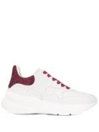 Alexander Mcqueen Two Tone Low Top Sneakers - White
