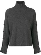 Pierantoniogaspari Buttoned Sleeves Jumper - Grey