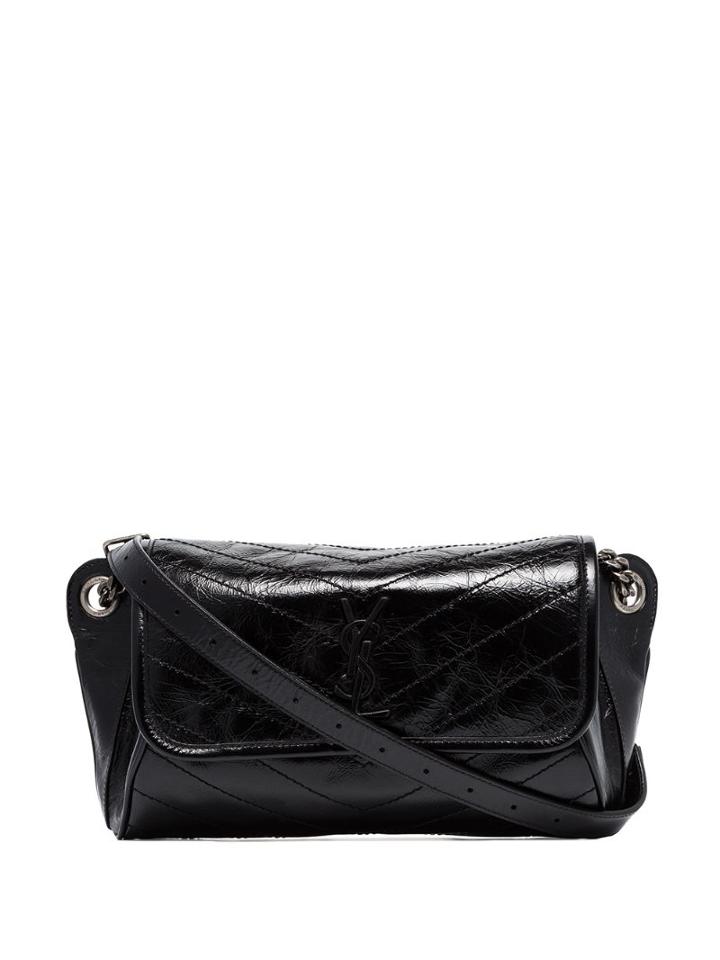 Saint Laurent Niki Monogram Cross-body Bag - Black