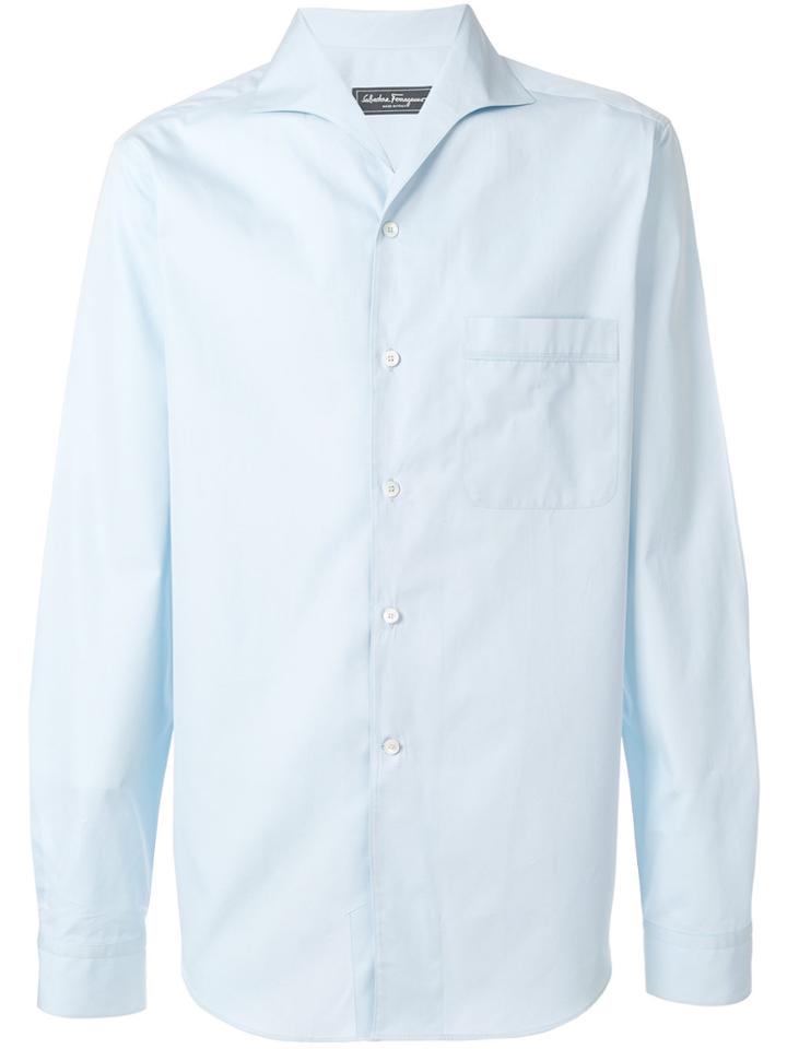 Salvatore Ferragamo Regular Fit Shirt - Blue