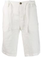 Mc2 Saint Barth Belted Deck Shorts - White