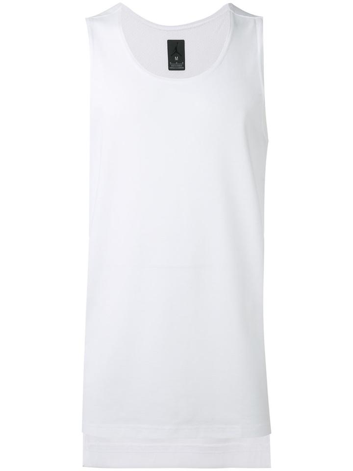 Nike - Jordan Logo Vest - Men - Polyester/spandex/elastane/viscose - M, White, Polyester/spandex/elastane/viscose
