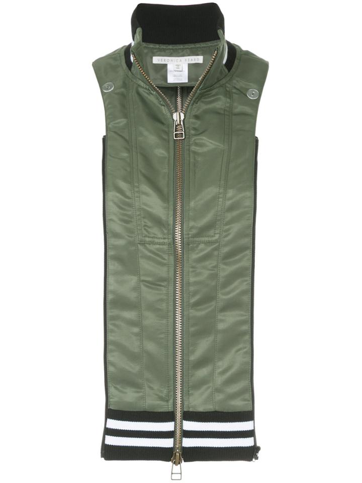 Veronica Beard Nova Flight Jacket - Green