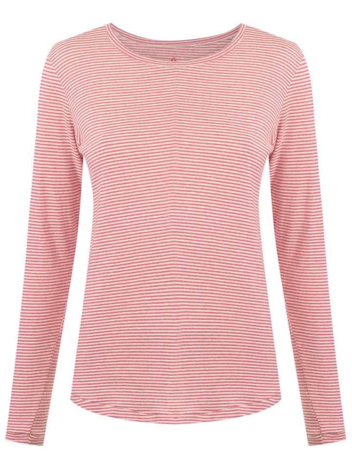 Talie Nk Striped Top, Women's, Size: G, White, Cotton/spandex/elastane