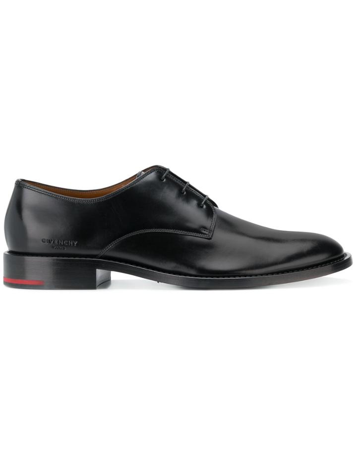 Givenchy Contrast-heel Derby Shoes - Black