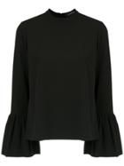Olympiah Peru Long Sleeves Blouse - Black