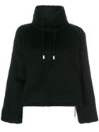 The Reracs Funnel Neck Jumper - Black