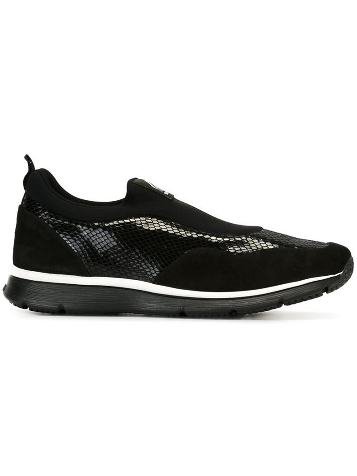 Hogan Snakeskin Slip-on Sneakers